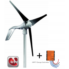 400W Wind Turbine Generator Kit 3-Blade With 12/24V MPPT Charge Controller 